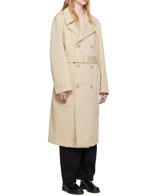 Lemaire Natural Military Trench Coat