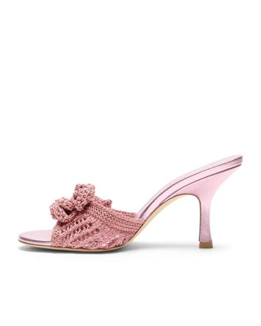 Stuart Weitzman Pink Lotus Slide 85