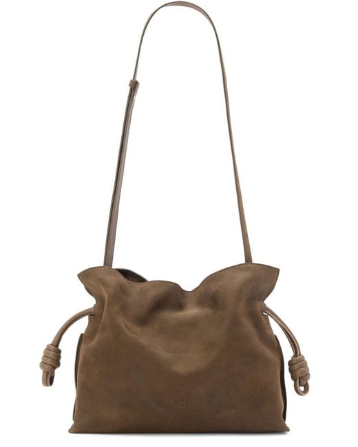 Loewe Brown Medium Flamenco Clutch
