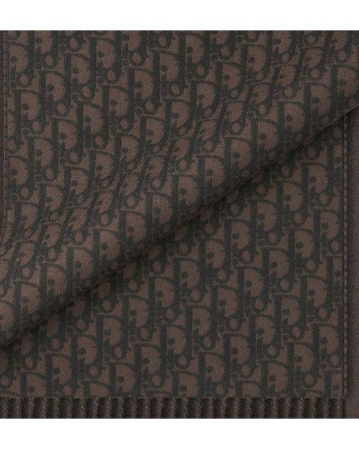 Dior Multicolor Oblique Double-Sided Scarf for men