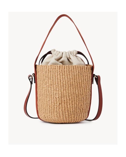 Chloé Brown Chloé Horse Medal Small Bucket Bag
