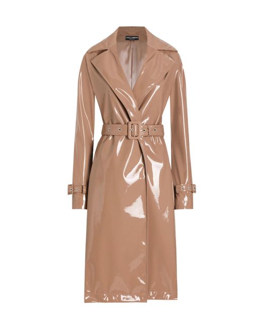 Dolce & Gabbana Natural Belted Trench Coat