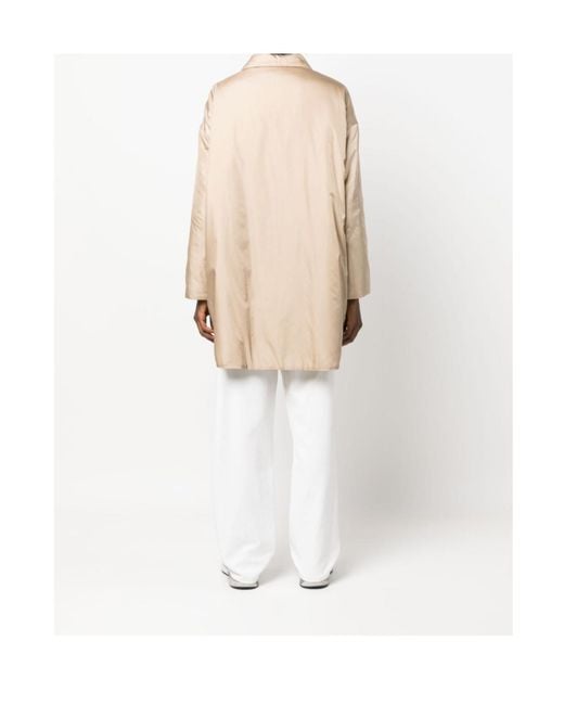 Aspesi Natural Logo Coat