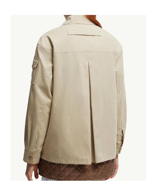 Moncler Natural Felci Padded Shirt Jacket