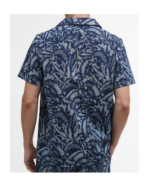 Barbour Blue B.Int Kew Aop Shirt for men