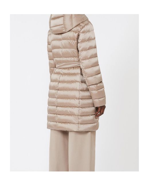 Max Mara Natural The Cube Novef Quilted Down Coat
