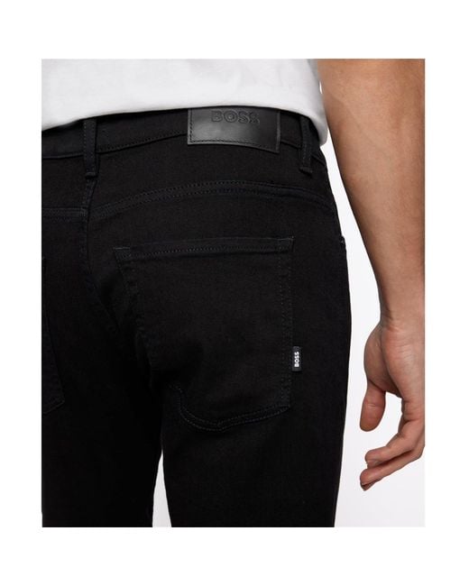Boss Blue Solid Color Casual Pants for men