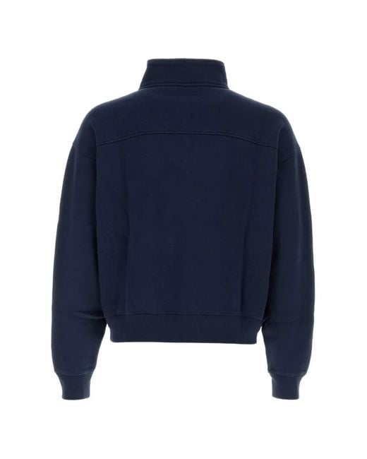 Sporty & Rich Blue Long-Sleeve Sweatshirt