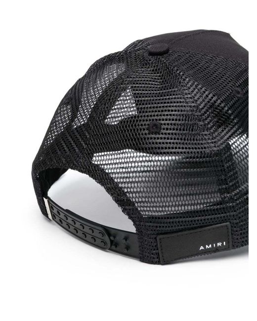 Amiri Black 'Arts District' Trucker Cap for men