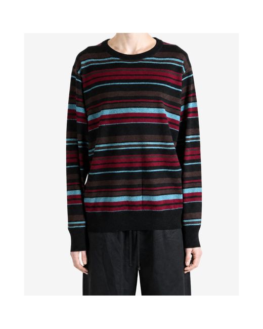 Dries Van Noten Gray Long-Sleeve Crew-Neck Sweater for men