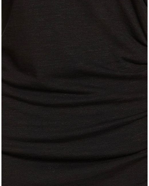 Isabel Marant Black Solid Crew Neck Long-Sleeve Tee