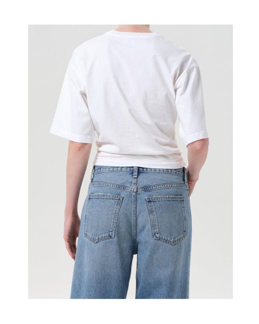 Agolde White Shari Tee