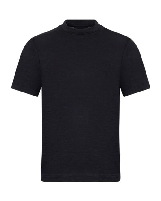 Emporio Armani Black Jersey Crewneck T-Shirt for men