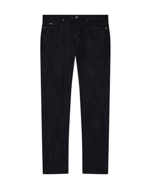 Emporio Armani Blue J06 Straight Leg Jeans for men