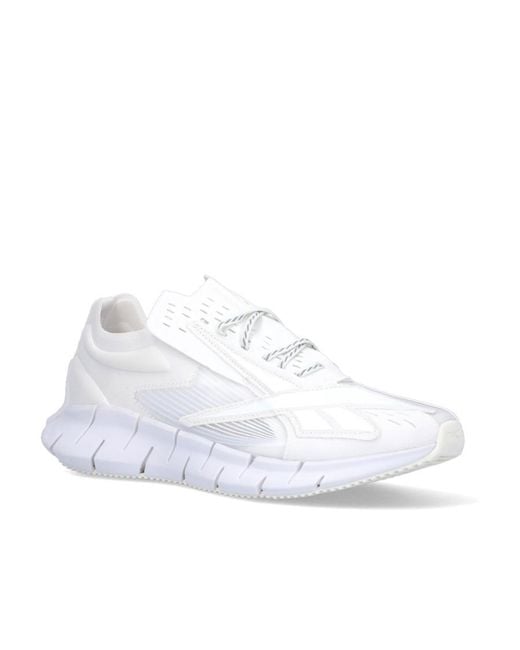 Reebok White X Maison Margiela Zig 3D Storm Memory Of Low-Top Sneakers for men