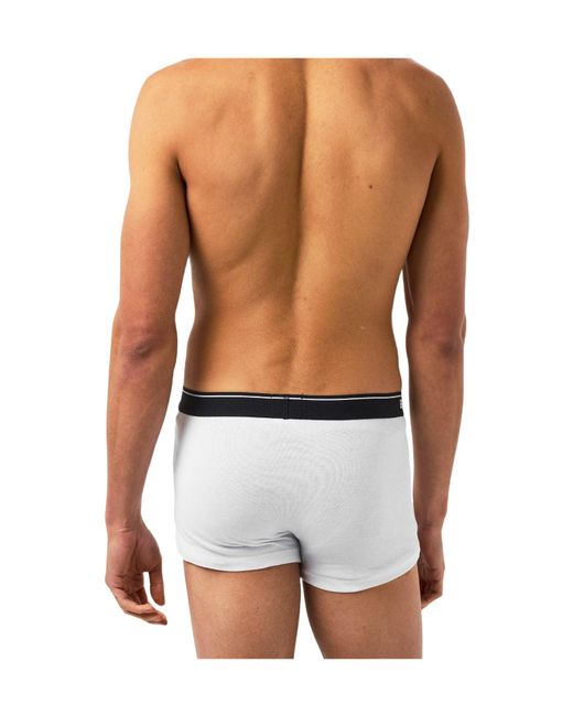 Boss White Two-Piece Boxer Briefs for men