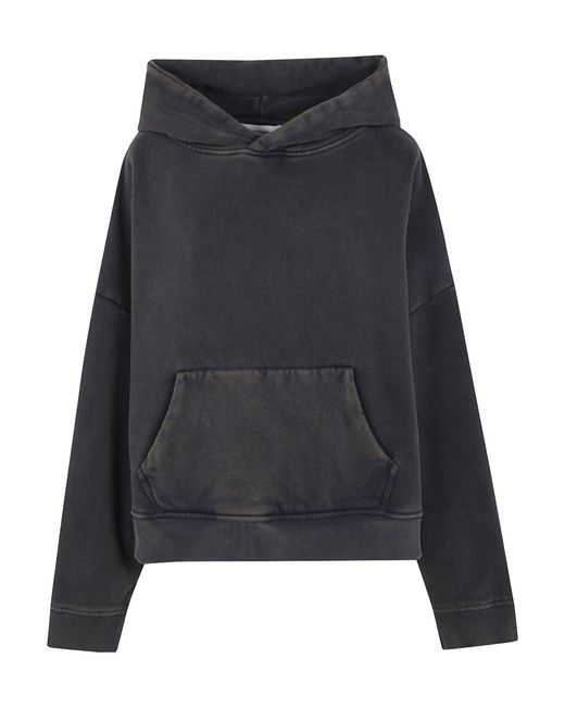 Entire studios Black Hooded Sweater for men