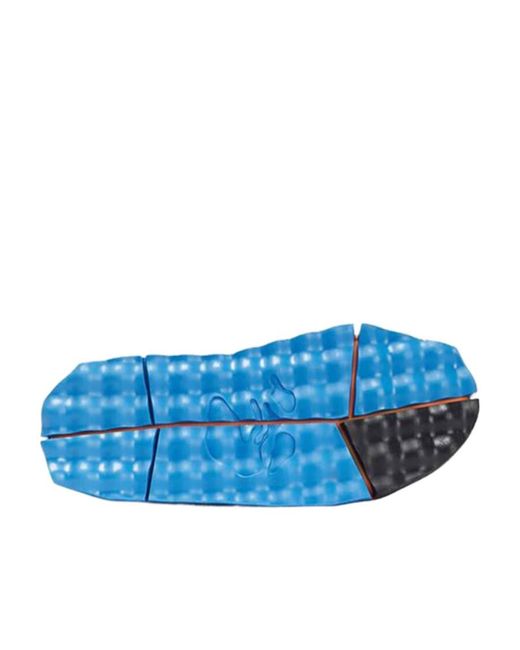 Off-White c/o Virgil Abloh Blue Arrow Pattern Flat Casual Sneakers
