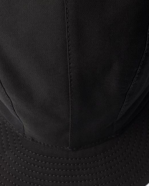 Prada Black Cotton Baseball Cap for men