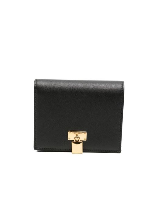 Tom Ford Black Logo Engraved Wallet