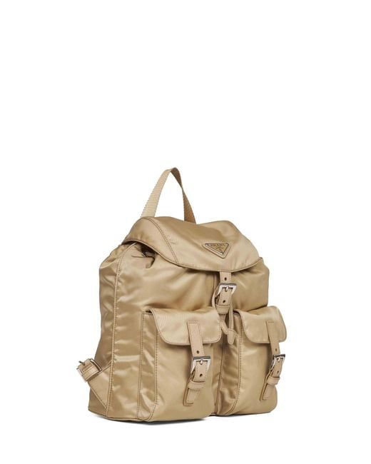 Prada Natural Small Re-Nylon Backpack