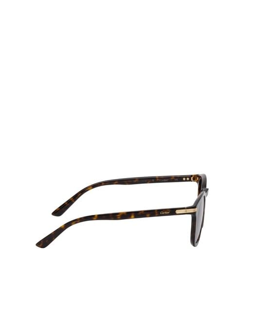 Cartier Green Rectangular-Frame Sunglasses for men