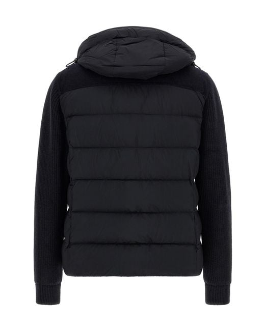 Moorer Black Jesse-Stp Bomber Jacket for men