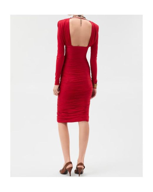 Versace Red Dresses