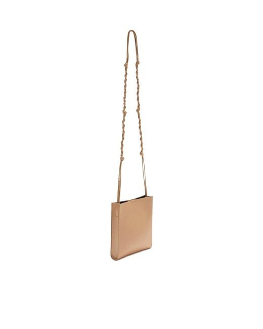 Jil Sander White Small Tangle Cross Body Bag for men