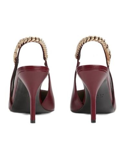 Gucci Pink Open-Heel Shoes
