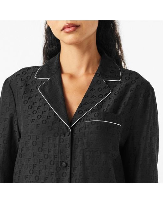 Off-White c/o Virgil Abloh Black Ls Pj Shirt Ld99