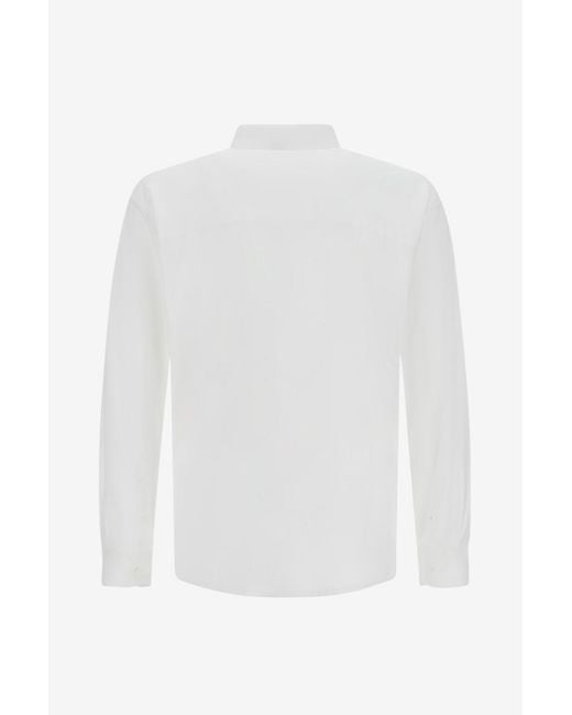 Herno White Long Sleeve Shirt for men