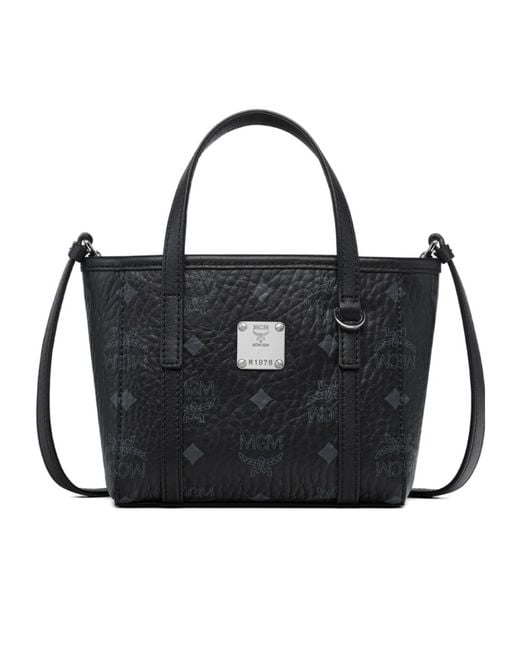 MCM Black Toni Top-Zip Mini Shopper Bag for men