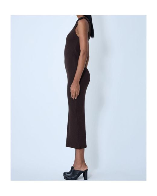 J.W. Anderson Red Jw Anderson Twisted Strap Ribbed Sleeveless Dress