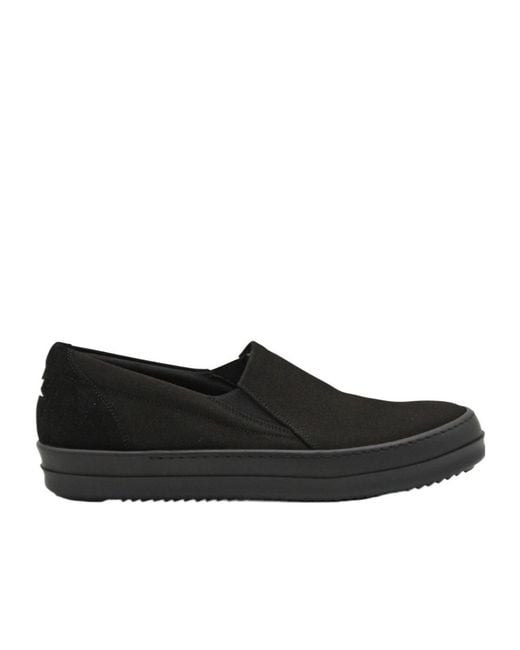 Rick Owens Blue Star Detail Slip-On Sneakers for men