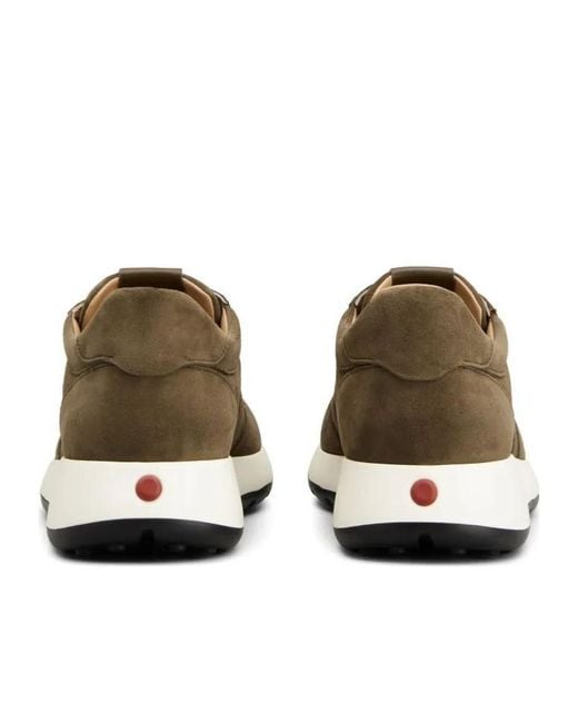 Tod's Brown Suede Sneakers for men