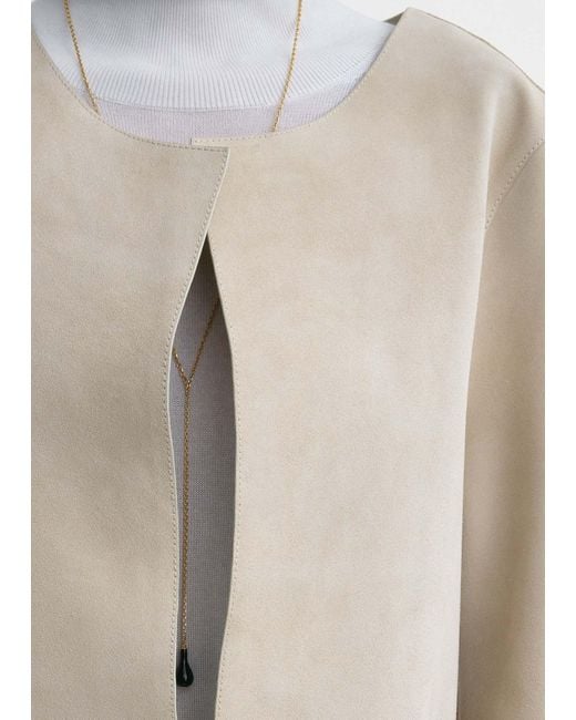 Totême Natural Suede Coat
