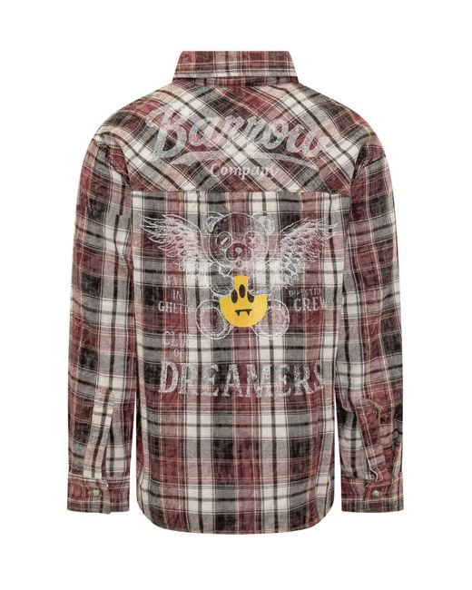 Barrow Multicolor Plaid Shirt for men