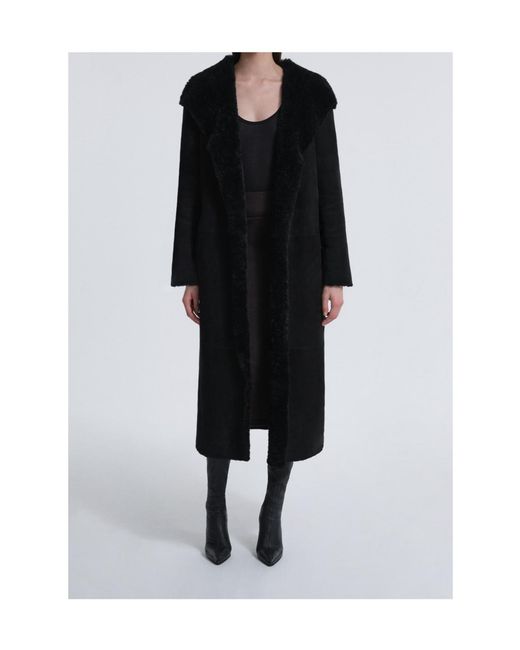 Nour Hammour Black Long-Sleeved Coat