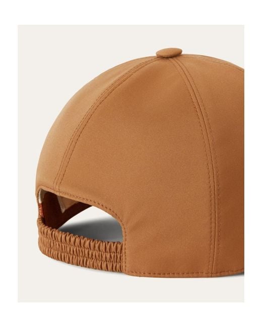 Loro Piana Brown Baseball Cap for men
