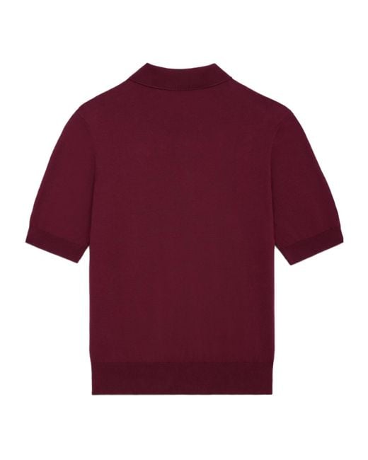 Céline Red Triomphe Polo for men