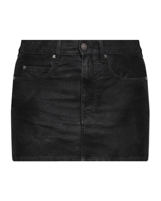 Isabel Marant Black Belt Loop Skirt