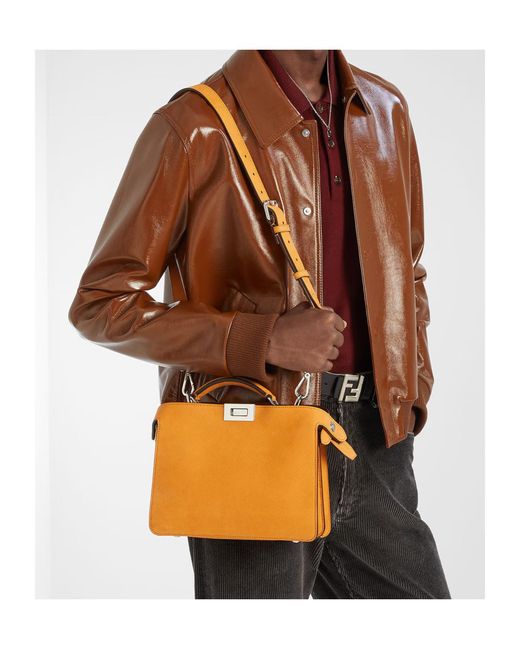 Fendi Orange Peekaboo Iseeu Small for men