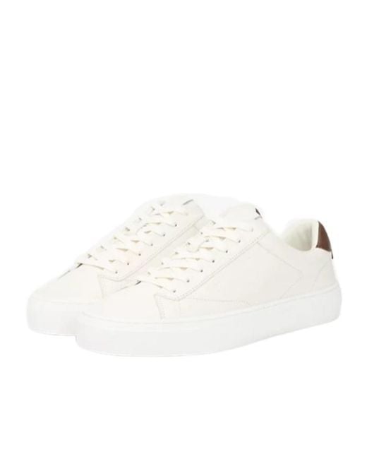 Tommy Hilfiger Natural Round-Toe Sneakers for men