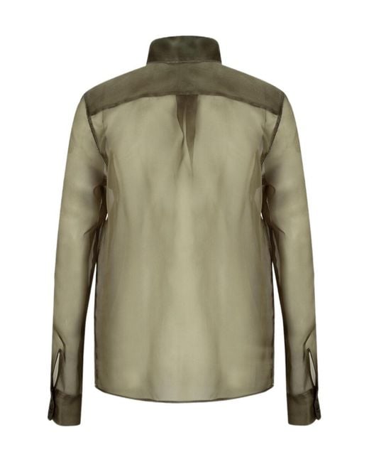 Fabiana Filippi Green Long Sleeve Shirt