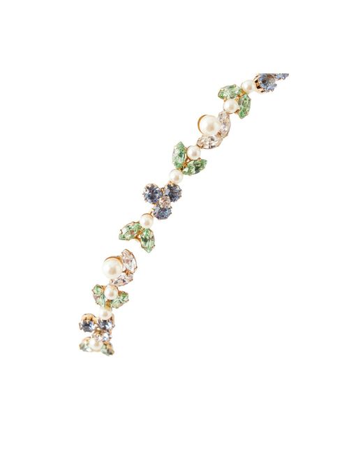Jennifer Behr White Crystal Pearl Headband