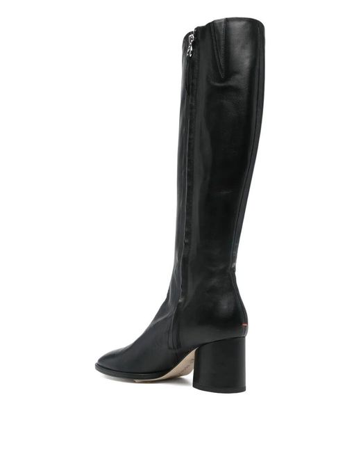 Aeyde Black Ariana Pointed Toe Boots