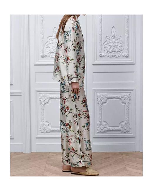 Dior White Pantalon Iviera