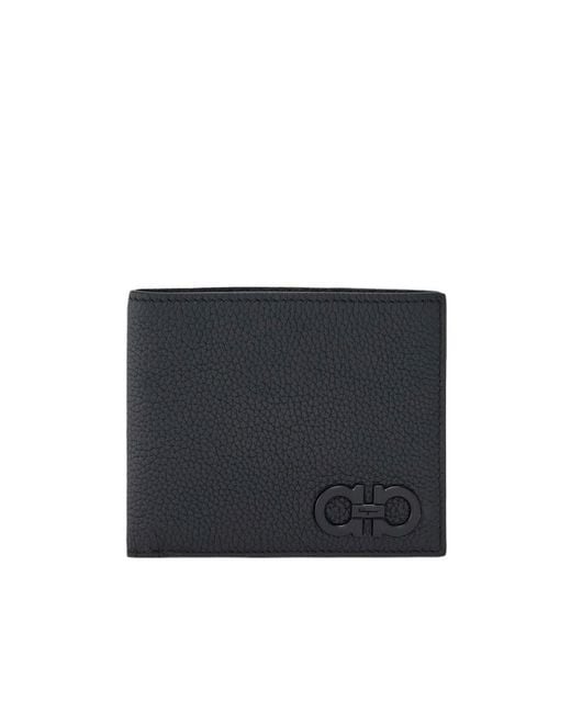 Ferragamo Blue Logo Wallet for men
