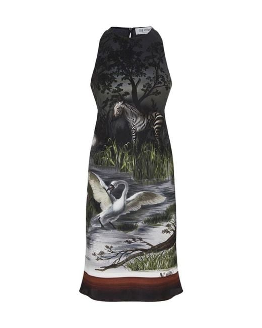 The Attico Black Sleeveless Dress
